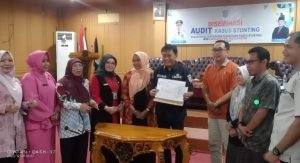 Sekda Merangin Fajarman Buka Diseminasi Audit Stunting 2023