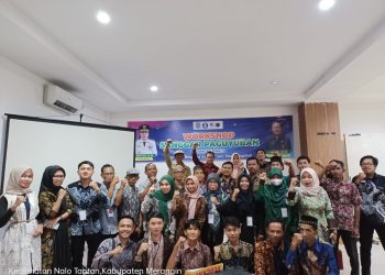Workshop yang diikuti para seniman Merangin. (DETAIL/Daryanto)