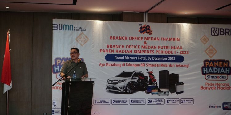 BRI BO Medan Thamrin-BRI Medan Putri Hijau Kembali Gelar Panen Hadiah Simpedes Periode 1 Tahun 2023