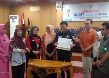 Sekda Merangin Fajarman Buka Diseminasi Audit Stunting 2023