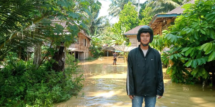Diguyur Hujan, Puluhan Rumah Warga Merangin Terendam Banjir