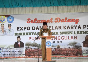 Wagub Sani Apresiasi Expo dan Gelar Karya P5 Di SMK N 1 Bungo