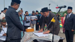 Bupati Anwar Sadat Lantik 9 Pejabat Eselon II di Lingkup Pemkab Tanjungjabung Barat