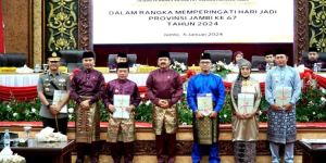 Ketua DPRD Provinsi Jambi Sampaikan Capaian Kerja Dari Pelantikan Hingga Akhir Tahun 2023