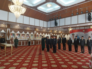 Sekda Sudirman Wakili Haris Lantik Pejabat Pemprov Jambi yang Bergeser Kursi