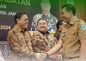 Bupati Fadhil Arief Hadiri Serah Terima Jabatan Kepala BPK Perwakilan Provinsi Jambi