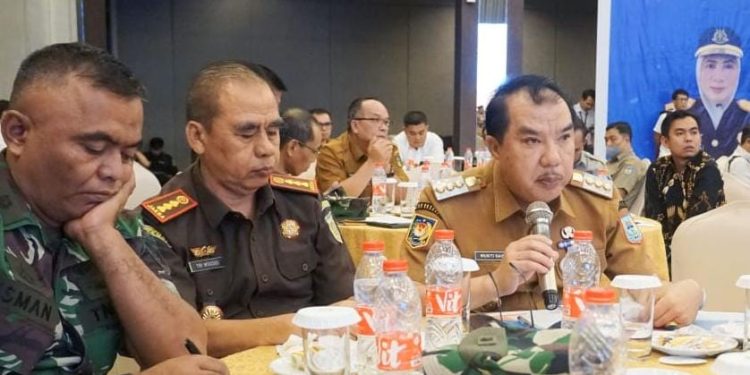 Rakor Forkopimda,  H Mukti Melapor kepada Gubernur Jambi 13 Poin