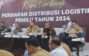 Pj Bupati Gelar Rakor Persiapan Pemilu 2024 serta Tinjau Sarana Pendistribusian Logistik