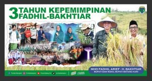 Tiga Tahun Kepemimpinan FADHIL-BAKHTIAR, Batanghari Terus Maju dan Berkembang