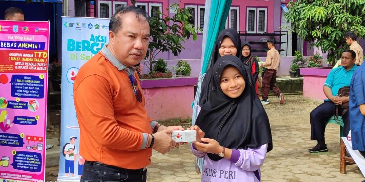 Upaya Cegah Stunting, Pj Bupati Merangin H Mukti Gelar Aksi Gizi di Sekolah