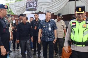 Pj Bupati Merangin Bersama Forkopimda Pantau Pencoblosan di Sejumlah Kecamatan