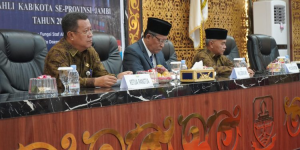 Wagub Sani Berharap Rakor Staf Ahli Kepala Daerah Se-Provinsi Jambi Jadi Wadah Silahturahmi Demi Kesejahteraan Masyarakat