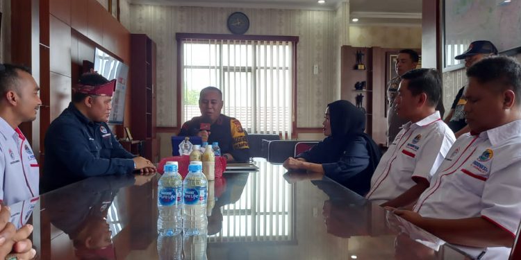 Silaturahmi, IWO Indonesia Kunjungi Sat Brimob Polda Jambi