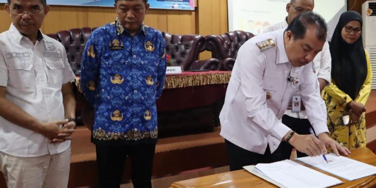 Komitmen Percepatan Penurunan Stunting 2024, Pj Bupati Merangin Buka Rakor Rembuk Stunting