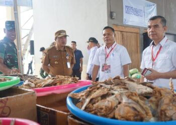 Beberapa Jam Sebelum Jokowi Tiba, Pj Bupati Kembali Pantau Pasar Rakyat