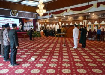 Lantik Pj. Bupati Tebo, Gubernur Al Haris Tekankan Jaga dan Kawal Pelaksanaan Pilkada 2024