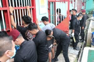 Jelang Lebaran, Lapas Bangko Gelar Razia Halinar Bersama TNI-Polri