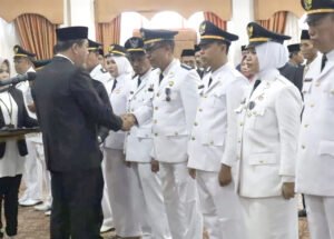 Perdana, H Mukti Lantik 60 Pejabat Eselon III dan IV
