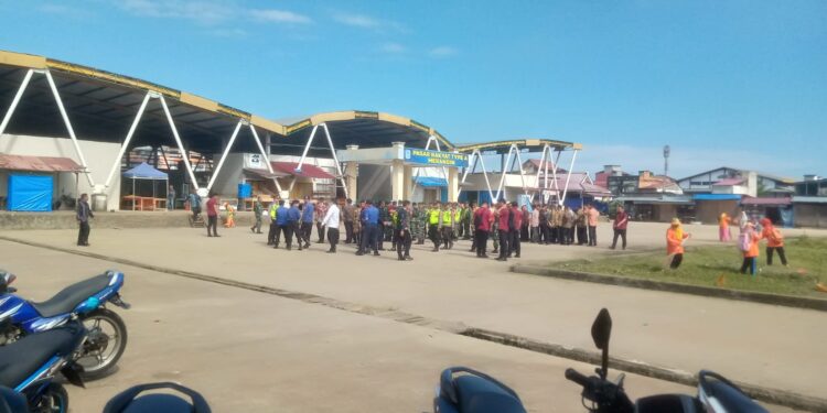 Sambut Kunjungan Presiden, Kota Merangin Mendadak Jadi Bersih