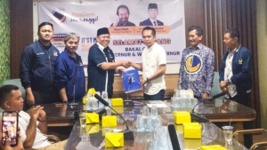 Al Haris Datangi Kantor Nasdem Guna Formulir Perhelatan Pilgub Jambi 2024