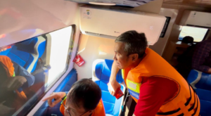 Edi Purwanto Lakukan Tinjauan Jembatan Auduri 1 yang Ditabrak Kapal Tongkang Muatan Batu Bara