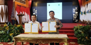 Gubernur Al Haris Bersama Kapolda Jambi Tandatangani NPHD Pilkada 2024