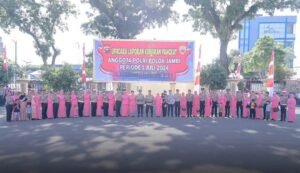 Upacara Kenaikan Pangkat di Polda Jambi, 120 Personel Terima Amanah Baru