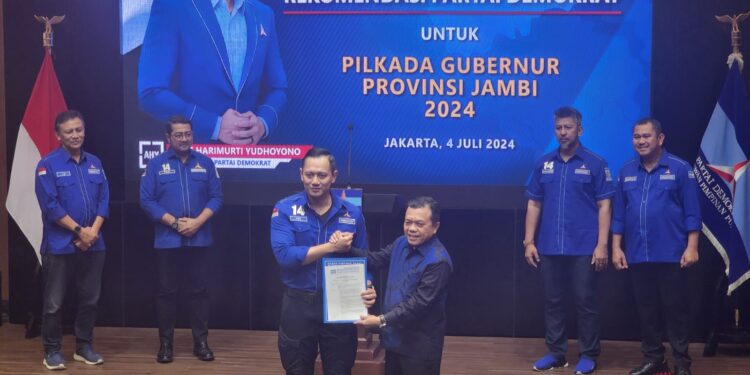 Demokrat Sah Beri Rekomendasi kepada Al Haris-Abdullah Sani untuk Pilgub Jambi 2024