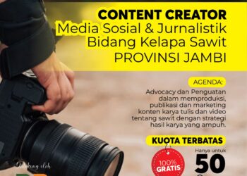 Elaeis Media Group Gandeng BPDPKS Bakal Gelar Advokasi dan Penguatan Konten Kreator Media Bidang Kelapa Sawit