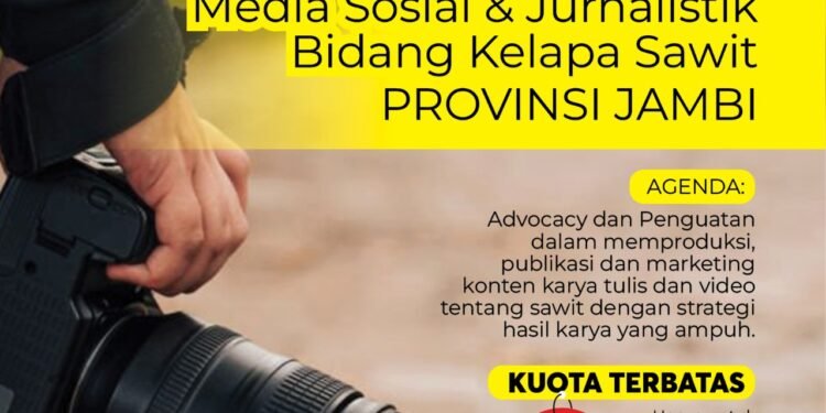 Elaeis Media Group Gandeng BPDPKS Bakal Gelar Advokasi dan Penguatan Konten Kreator Media Bidang Kelapa Sawit