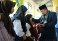 Wagub Sani Berikan Santunan Kepada 175 Anak Yatim Piatu di Kecamatan Betara Dalam Rangka Peringati 1 Muharram