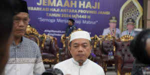 Gubernur Jambi Ucapkan Terima Kasih Kepada Semua Panitia yang Terlibat Dalam Terselenggaranya Ibadah Haji Tahun 2024