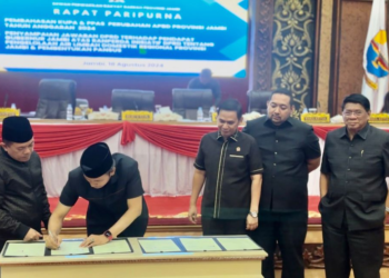 DPRD Provinsi Jambi Gelar Rapat Paripurna Agenda Pembahasan KUPA dan PPAS Perubahan APBD Tahun 2024