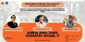 Diseminasikan PPKS, Tim Abdimas Fakultas Hukum Unja Sasar Mahasiswi Akbid