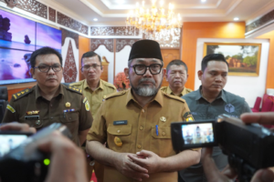 Pjs Sudirman Gelar Rakor Persiapan Penyelenggaraan Pilkada Serentak 2024 di Rumah Dinas Gubernur Jambi