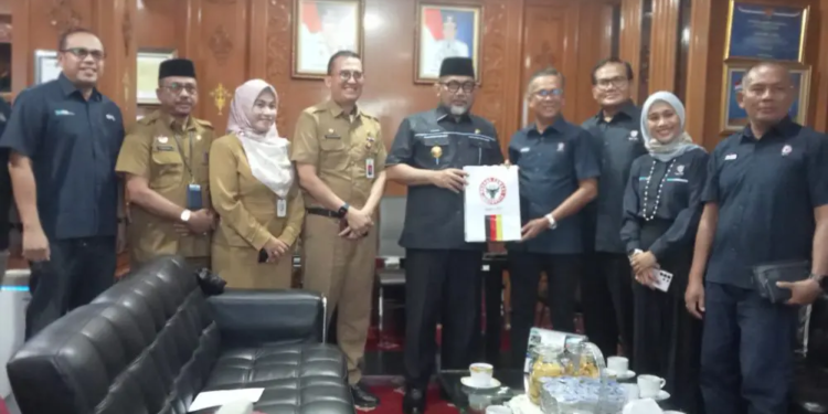 Pjs Gubernur Jambi Jalin Silahturahmi Bersama PT Semen Padang dan Ucapkan Terima Kasih Atas Bantuan Kepada Warga Kumpeh Ulu