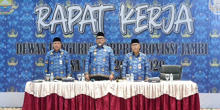 Pjs Sudirman Buka Raker Dewan Pengurus Korpri Provinsi Jambi Masa Bakti 2024-2029