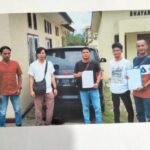 Penyerahan unit kendaraan EHP ke pihak Polres Bungo, oleh pihak Polsek Kota Baru. (ist)