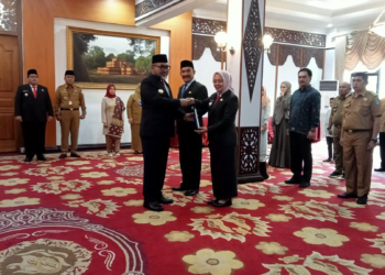 Pj Gubernur Jambi Sudirman Kukuhkan Dua Pejabat Kepala Daerah Provinsi Jambi