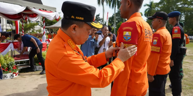 Al Haris Pimpin Apel Kesiapsiagaan Bencana Hidrometeorologi Basah Tahun 2024