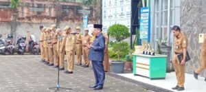 Serap Aspirasi Melalui Sarapan, Waka DPRD Kota Jambi Pimpin Apel Disiplin ASN