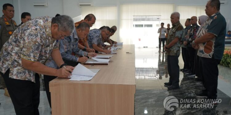 Pemerintah Kabupaten Asahan Lakukan Penandatanganan Kolektif PK