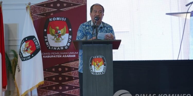 Wakil Bupati Taufik Zainal Ikuti Rapat Koordinasi KPU Kabupaten Asahan