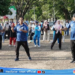 Pemprov Jambi Adakan Senam Bersama dan Gotong Royong di GOR Kota Baru Dalam Mempererat Kebersamaan Antar Pegawai