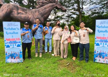 Ramadan Penuh Berkah, PT Mayang Mangurai Jambi Bagi-Bagi Takjil pada Para Pengguna Jalan