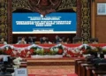 PIDATO GUBERNUR - Pidato Perdana Gubernur Jambi Setelah Dilantik dalam Rapat Paripurna yang digelar oleh DPRD Provinsi Jambi, Senin (3/3/2025).