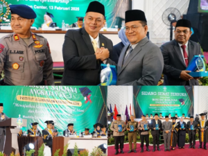 Kemas Alfallery Hadiri Wisuda IAIMA Angkatan ke 3 di Gedung MCC Kota Jambi