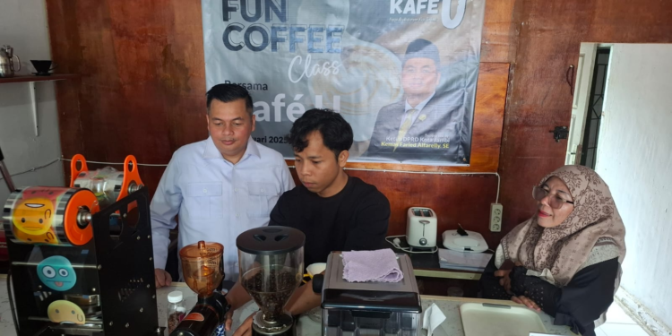 Ketua DPRD Kota Jambi Support Acara Pelatihan Barista di Kawasan Telanai Pura