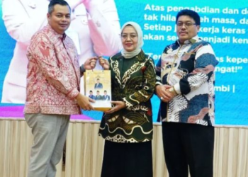 Ketua DPRD Kota Jambi Hadiri Pisah Sambut Wali Kota dan Wakil Wali Kota Jambi Terpilih