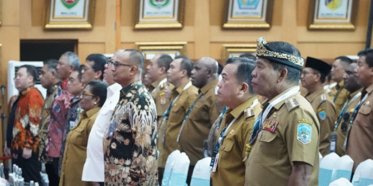 Gubernur Jambi Hadiri Rakortek Perumahan Pedesaan Dalam Mendukung Komitmen Pemprov Jambi Program Strategis Nasional Pembangunan